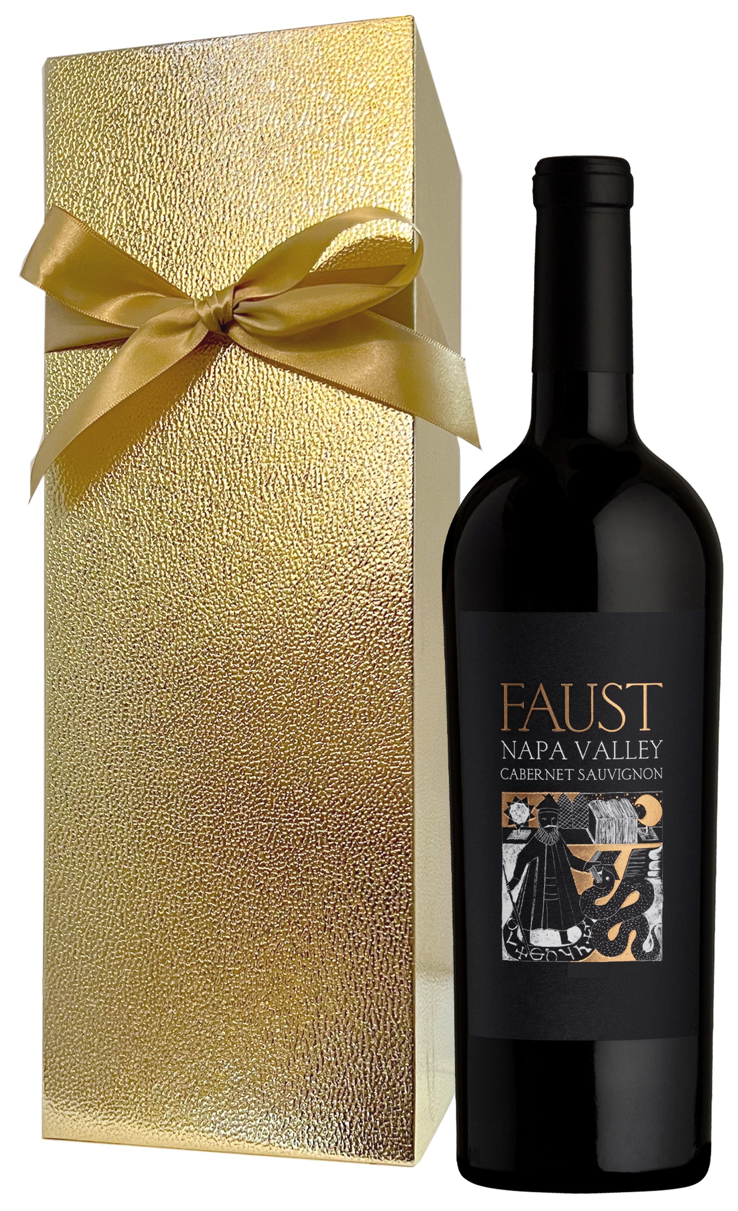 Faust Cabernet Sauvignon with Gold Gift Box