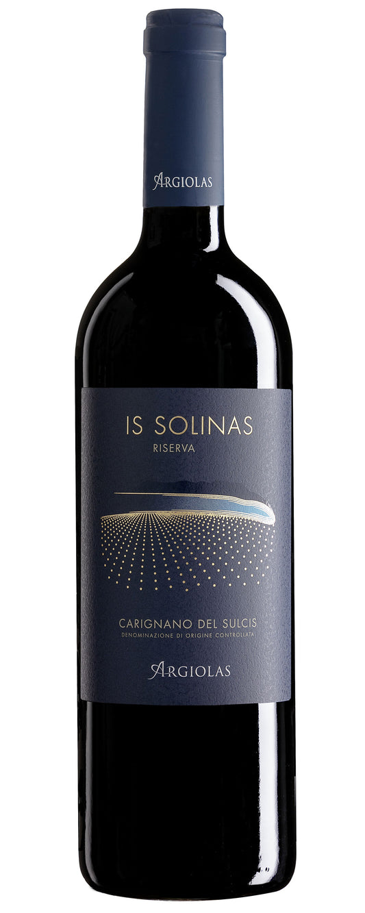 Argiolas Is Solinas Carignano del Sulcis Riserva 2020  Front Bottle Shot