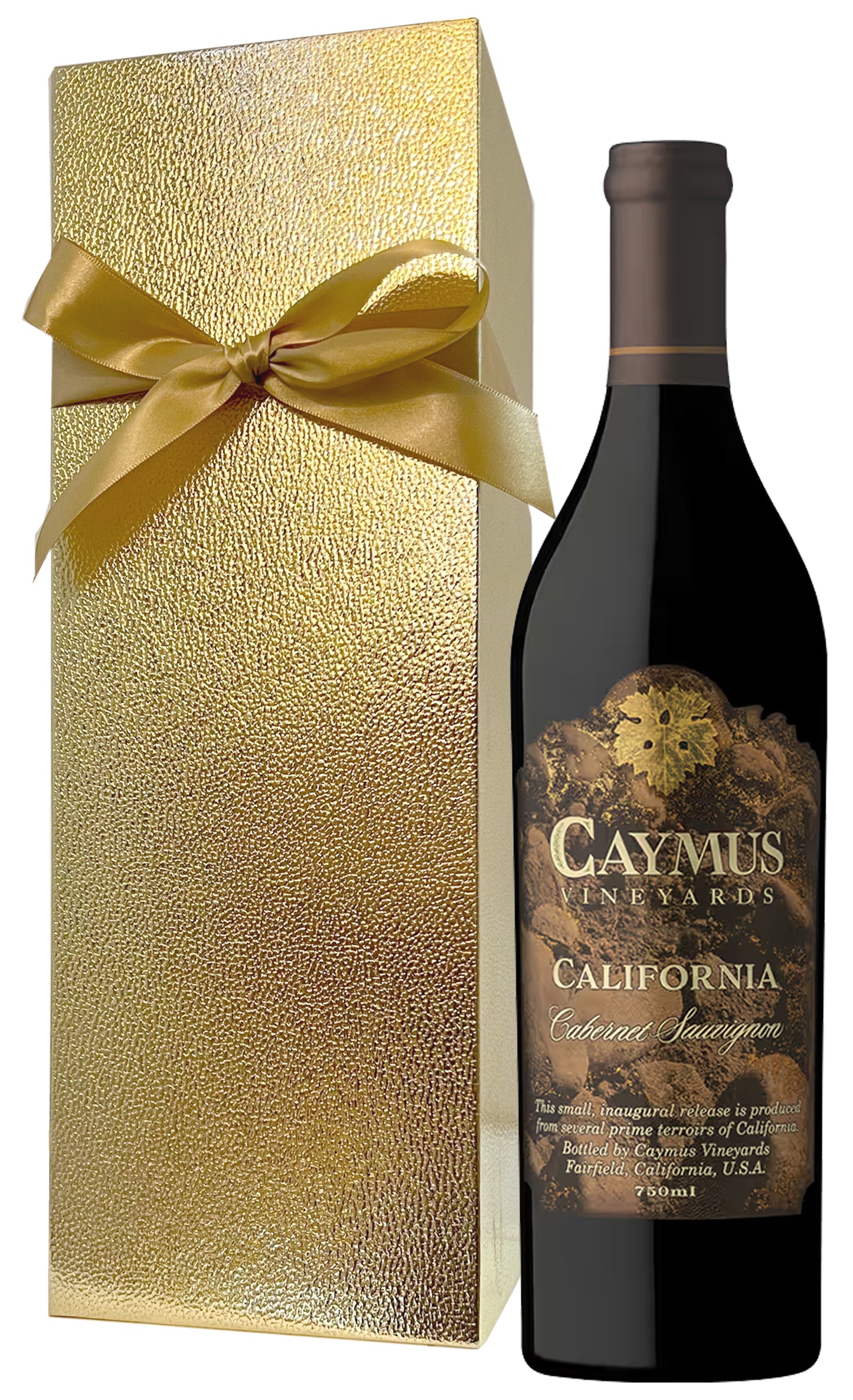 Caymus California Cabernet Sauvignon with Gold Gift Box