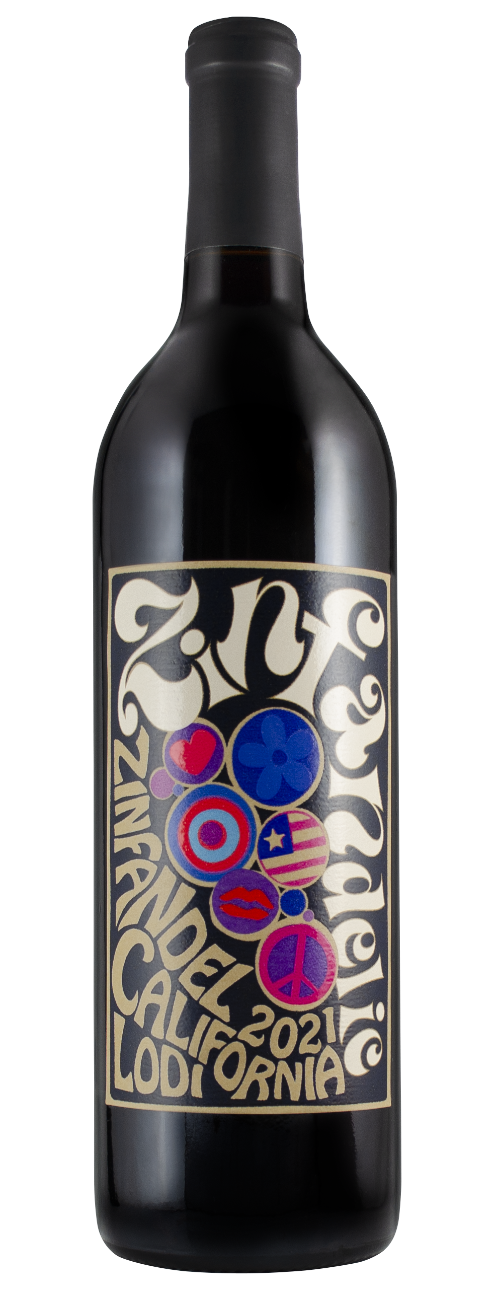 Zinfandelic Lodi Zinfandel 2021 Front Bottle Shot