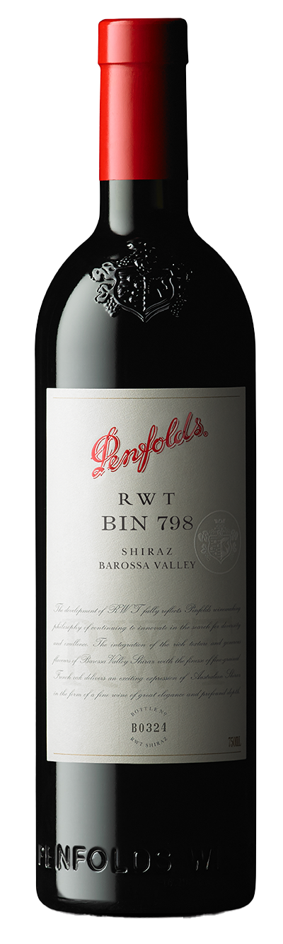 Penfolds RWT Bin 798 Shiraz 2018  Front Bottle Shot