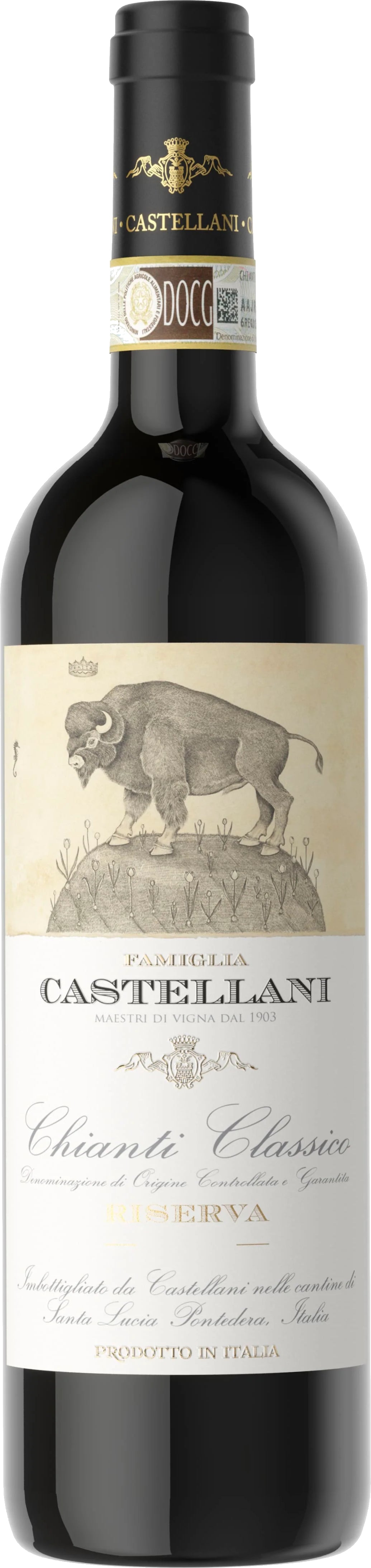 Castellani Chianti Classico Riserva 2018 Front Bottle Shot