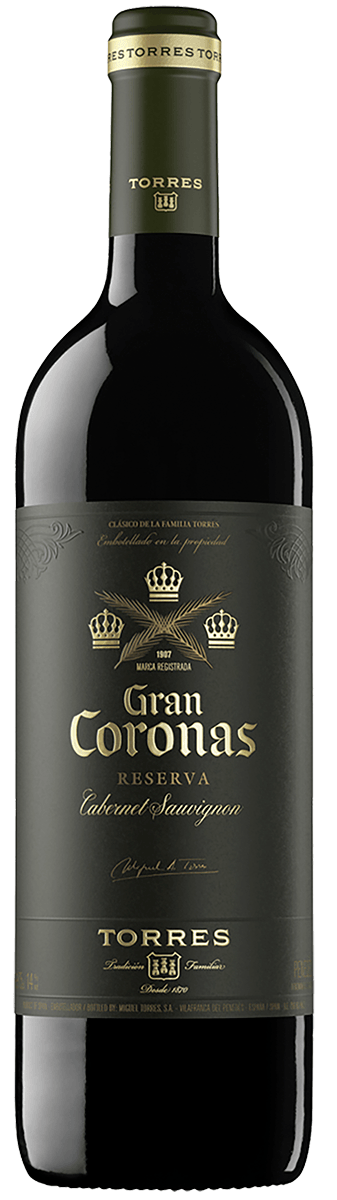 Familia Torres Gran Coronas Reserva Cabernet Sauvignon 2019 Front Bottle Shot