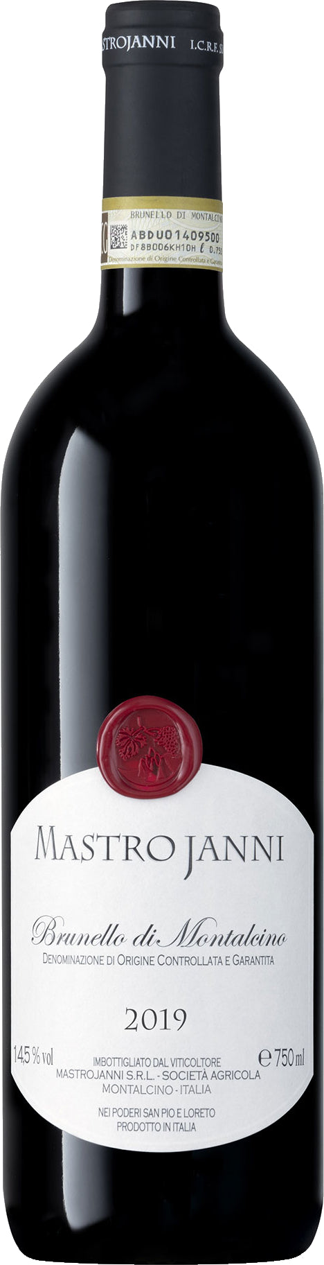 Mastrojanni Brunello di Montalcino 2019  Front Bottle Shot
