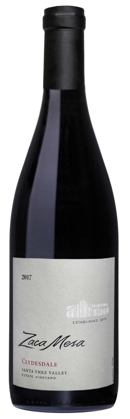 Zaca Mesa Clydesdale Syrah 2017  Front Bottle Shot