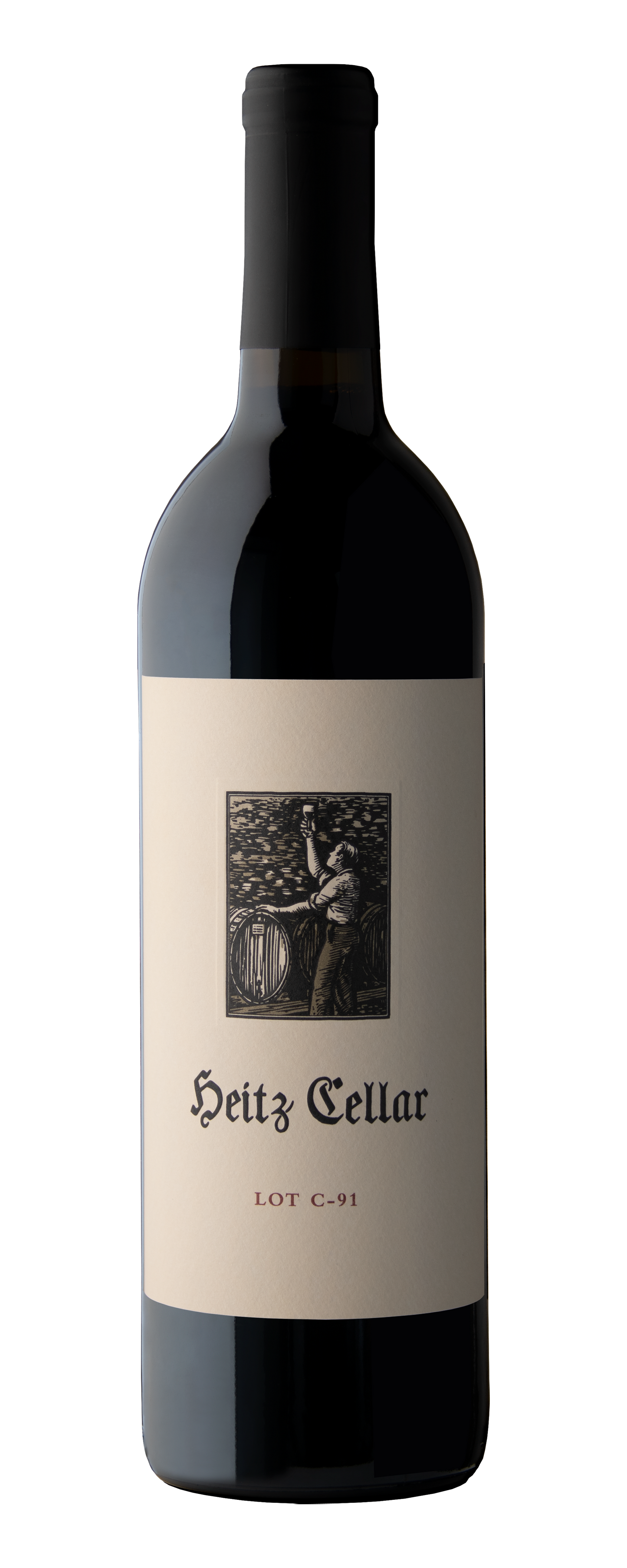 Heitz Cellar Lot C-91 Cabernet Sauvignon 2018 Front Bottle Shot