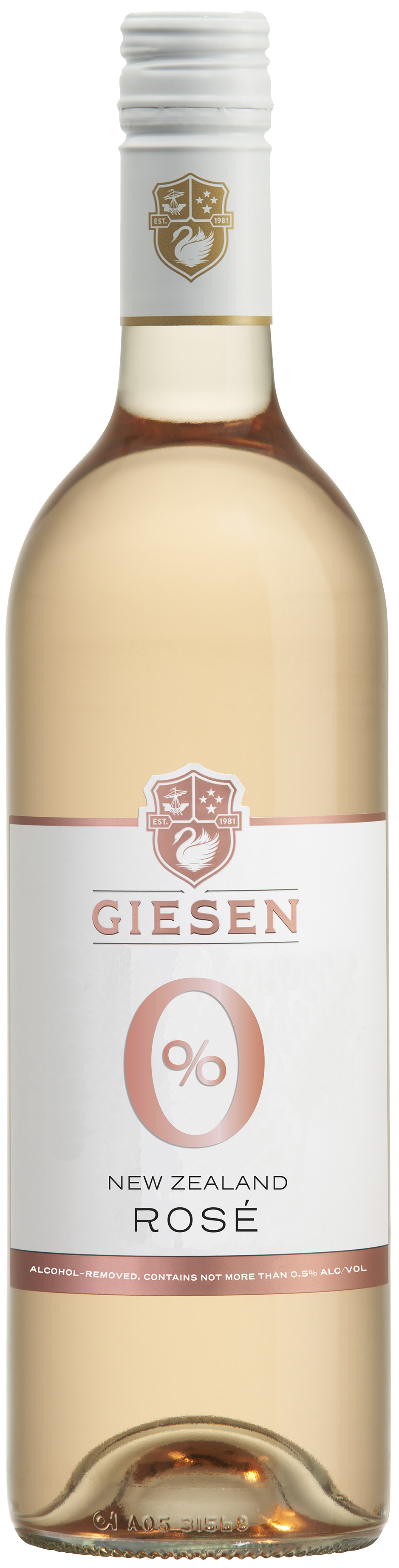 Giesen 0% Rose (Non-Alcoholic) Front Bottle Shot