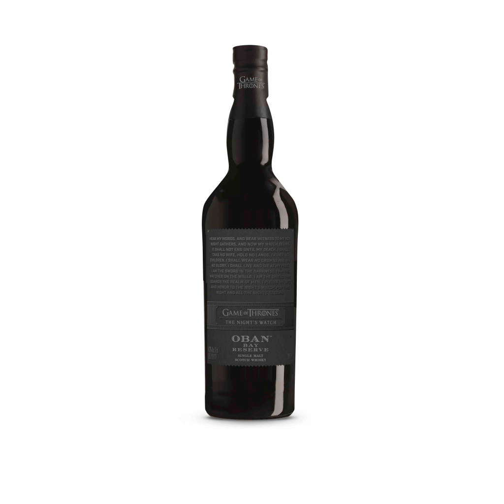 GAME OF THRONES THE NIGHT’S WATCH – OBAN BAY RESERVE SINGLE MALT WHISKY 750 ML