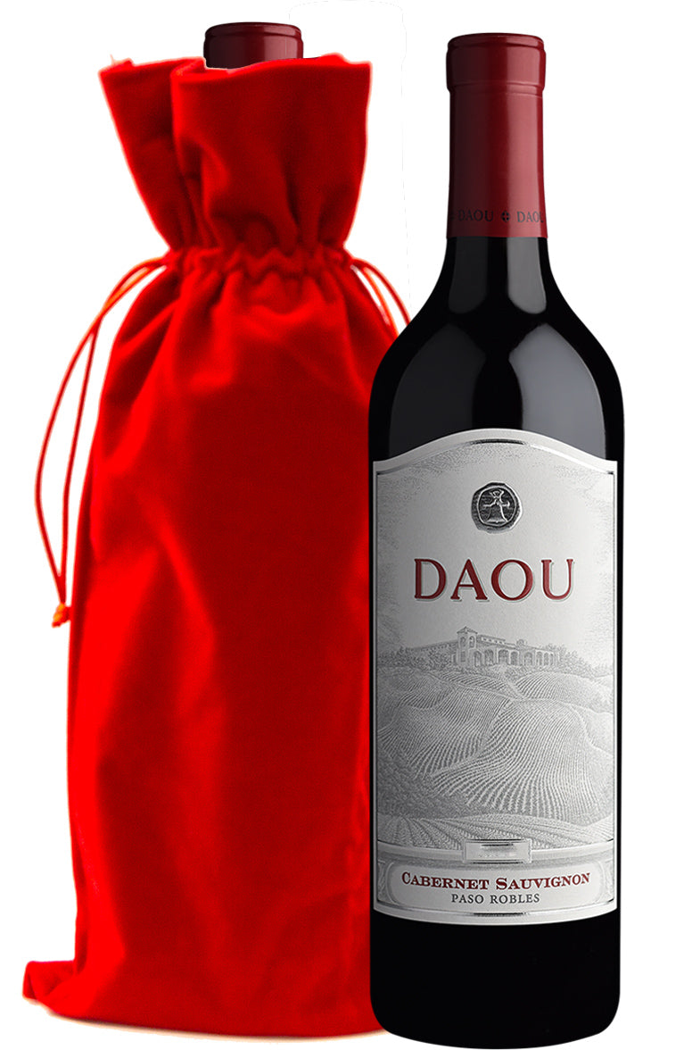 DAOU Cabernet with Red Velvet Gift Bag