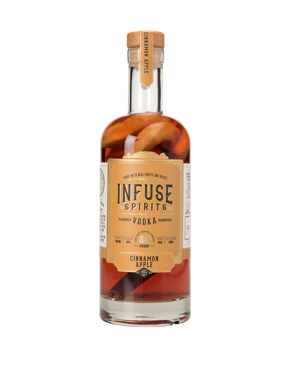 INFUSE SPIRITS CINNAMON APPLE VODKA 750 ML