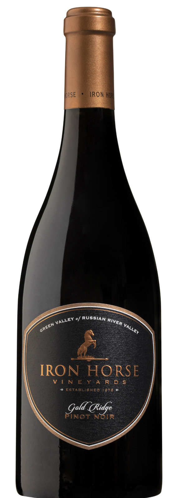 Iron Horse Estate Pinot Noir 2018 Front Bottle Shot