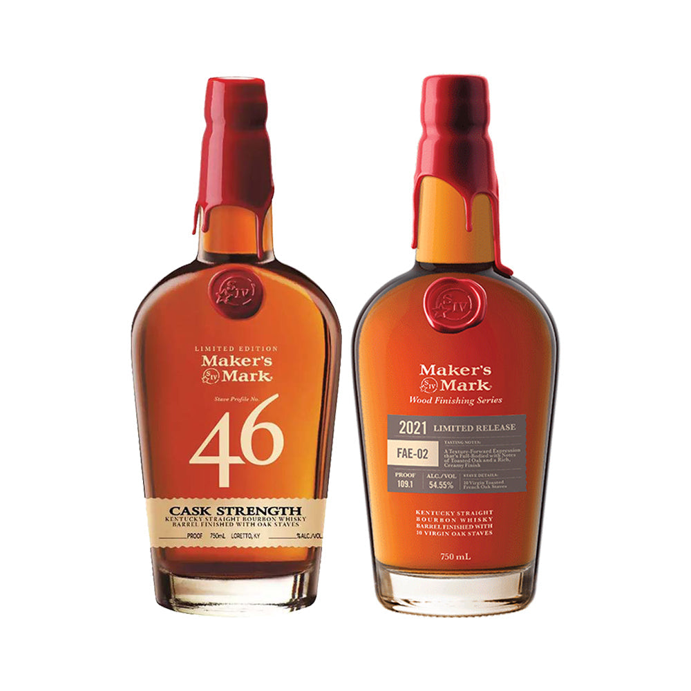 Maker's Mark FAE-02 + Maker's Mark 46 Cask Strength