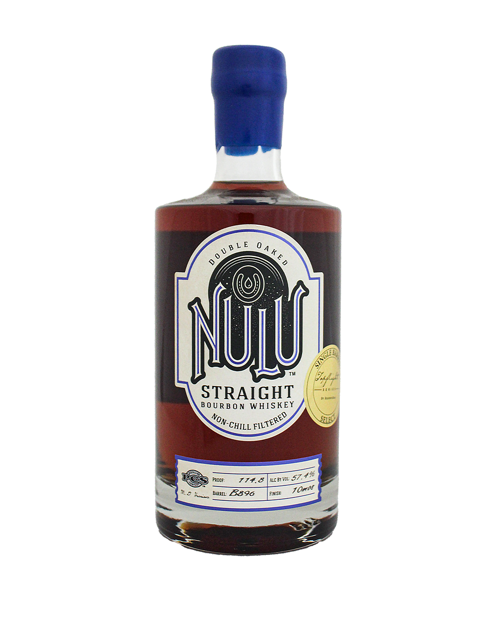 NULU DOUBLE OAKED STRAIGHT BOURBON SINGLE BARREL S2B26 750 ML