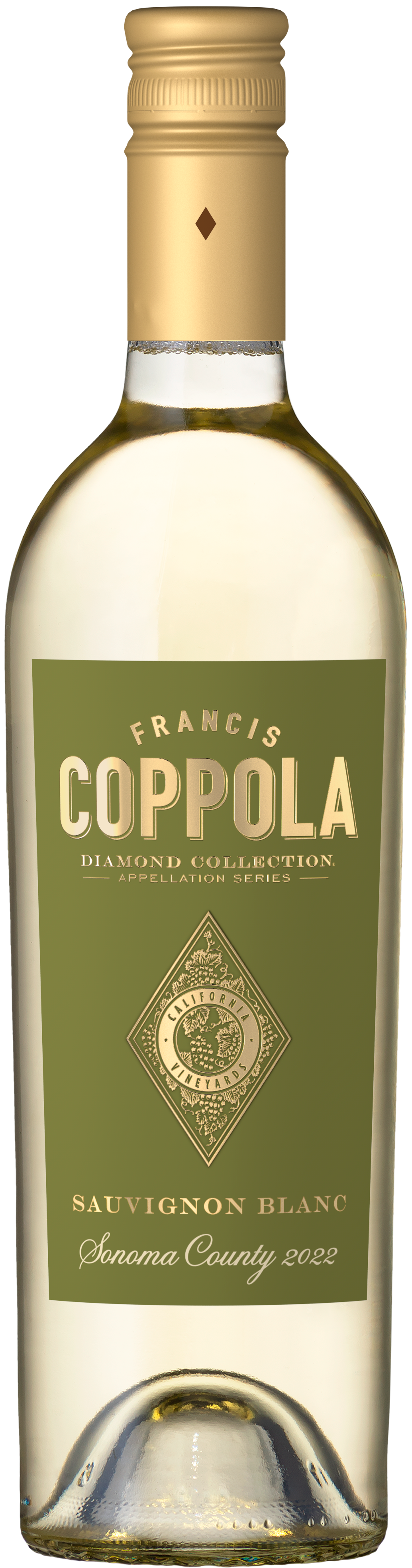 Francis Ford Coppola Diamond Collection Appellation Series Sauvignon Blanc 2022 Front Bottle Shot