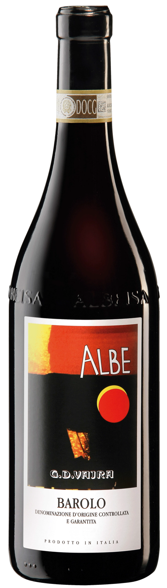 G.D. Vajra Barolo Albe 2020  Front Bottle Shot