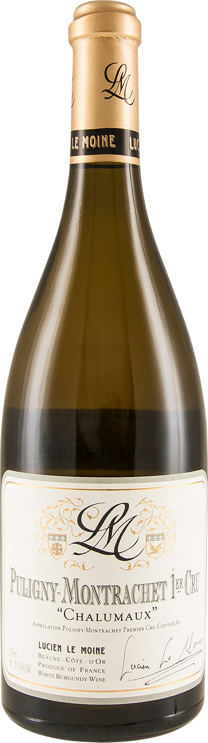 Lucien Le Moine Puligny-Montrachet Les Chalumeaux Premier Cru 2021 Front Bottle Shot