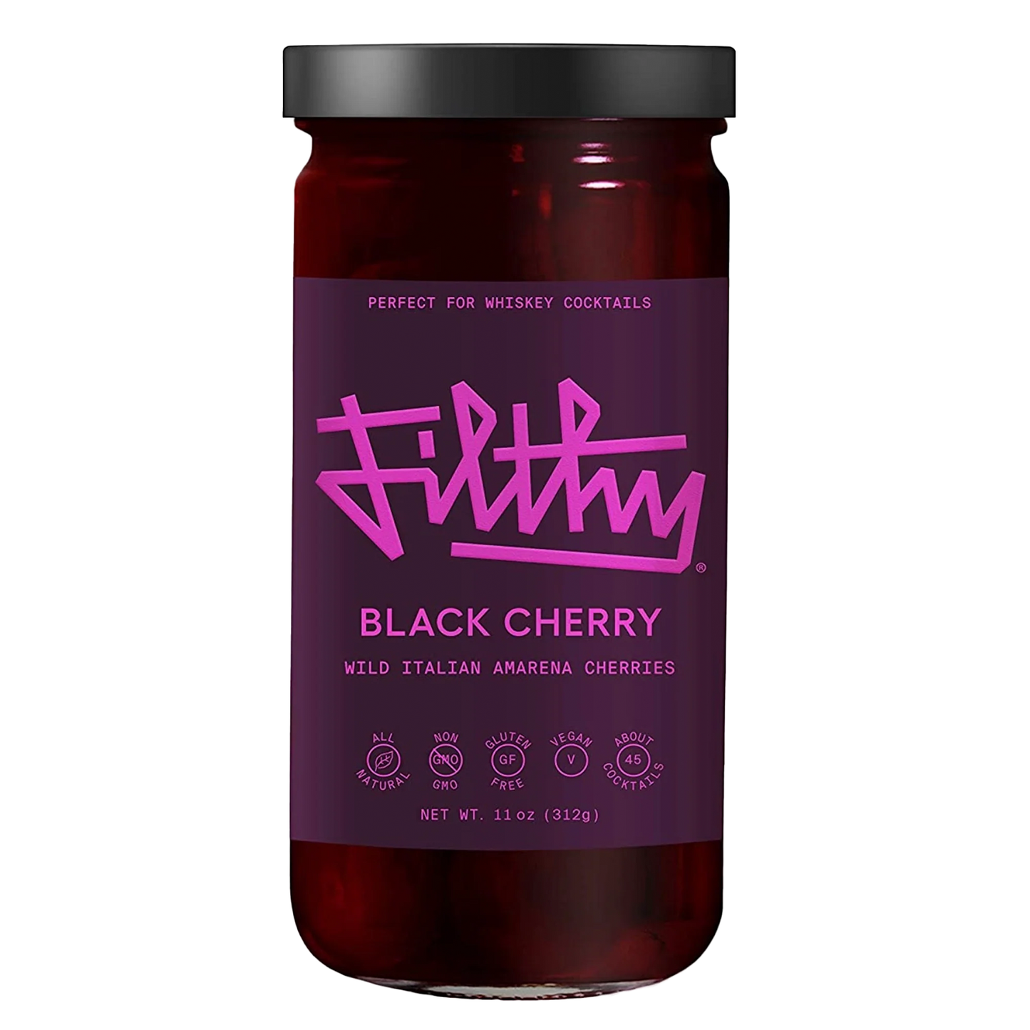 Filthy Foods Black Cherry (Glass Jar)