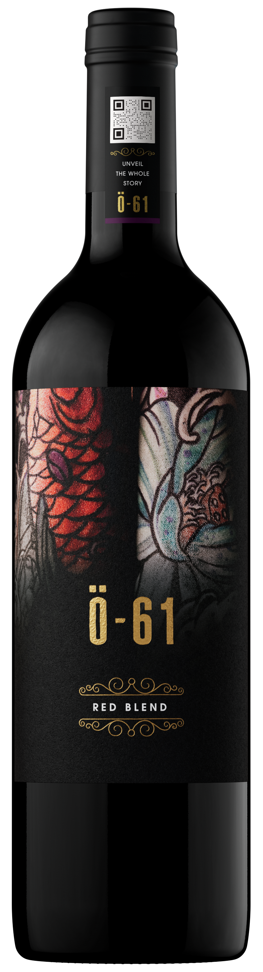 O-61 Red Blend 2022 Front Bottle Shot