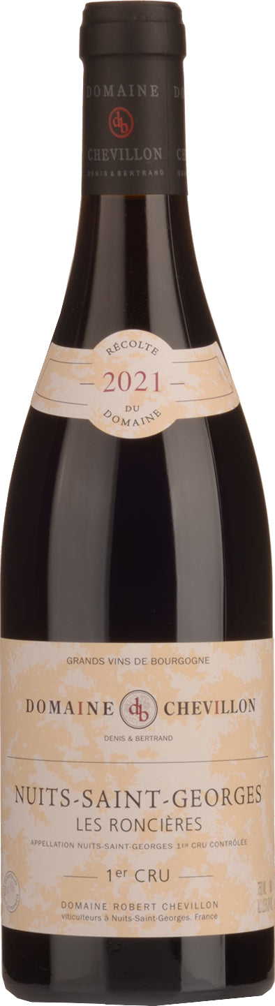 Domaine Robert Chevillon Nuits-Saint-Georges Les Roncieres Premier Cru 2021 Front Bottle Shot