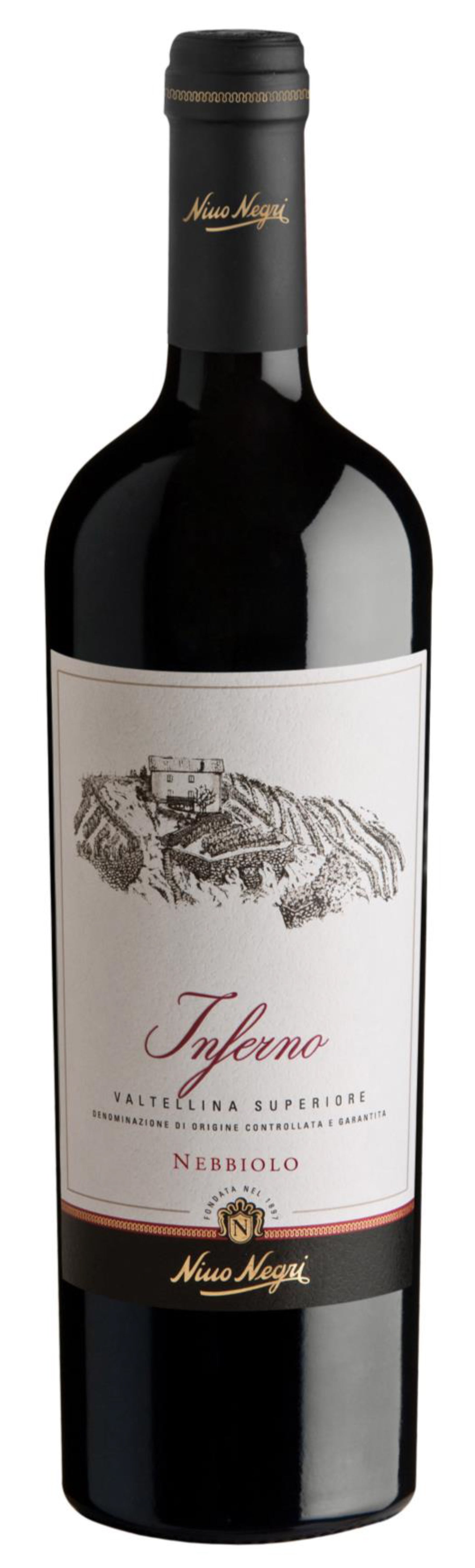 Nino Negri Inferno Valtellina Superiore 2020 Front Bottle Shot