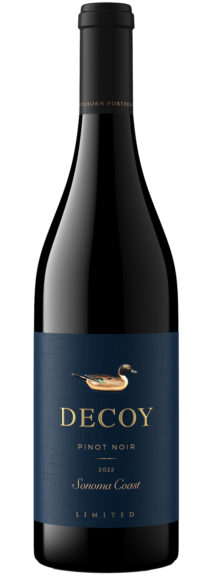 Decoy Limited Sonoma Coast Pinot Noir 2022  Front Bottle Shot