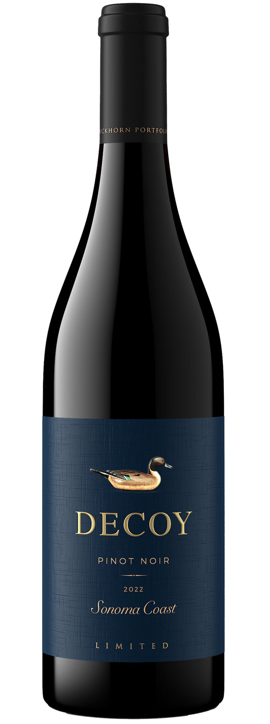 Decoy Limited Sonoma Coast Pinot Noir 2022  Front Bottle Shot