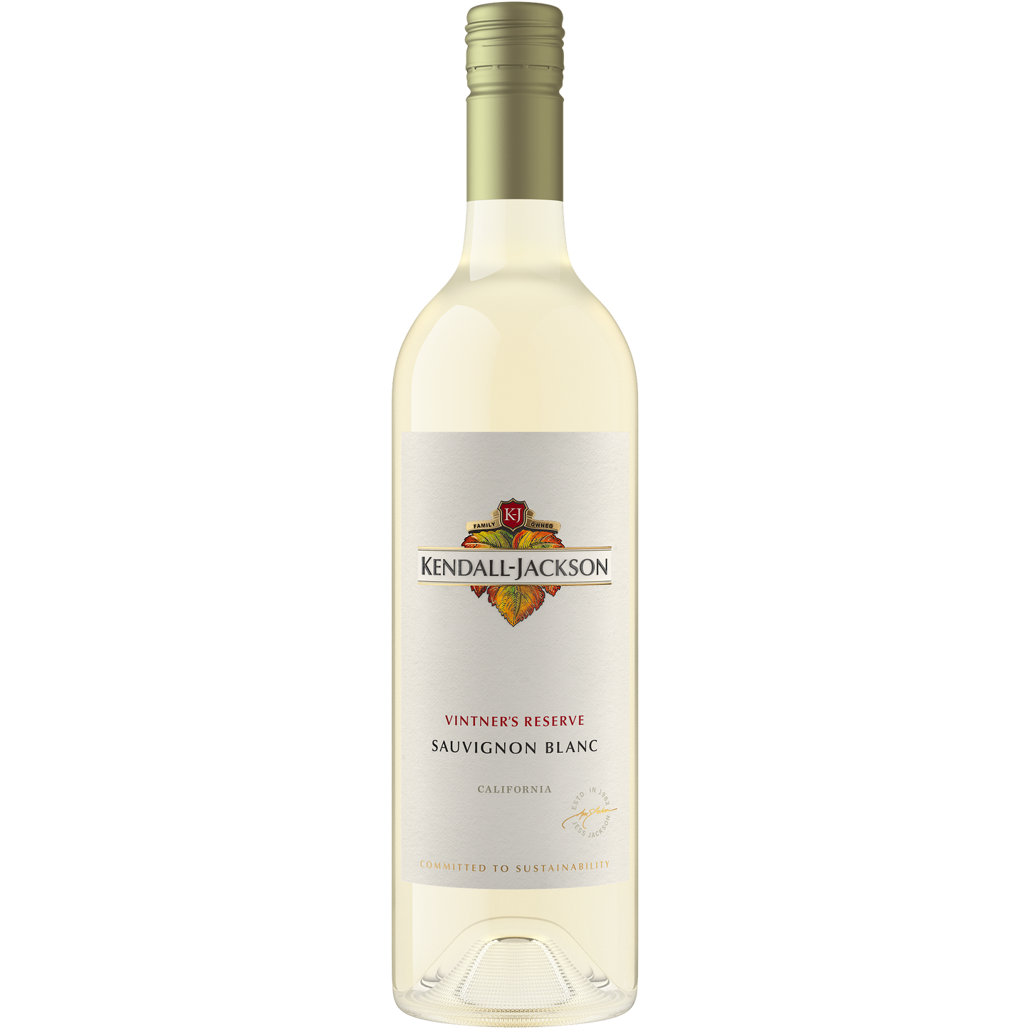 Kendall-Jackson Vintner's Reserve Sauvignon Blanc 2023 Front Bottle Shot