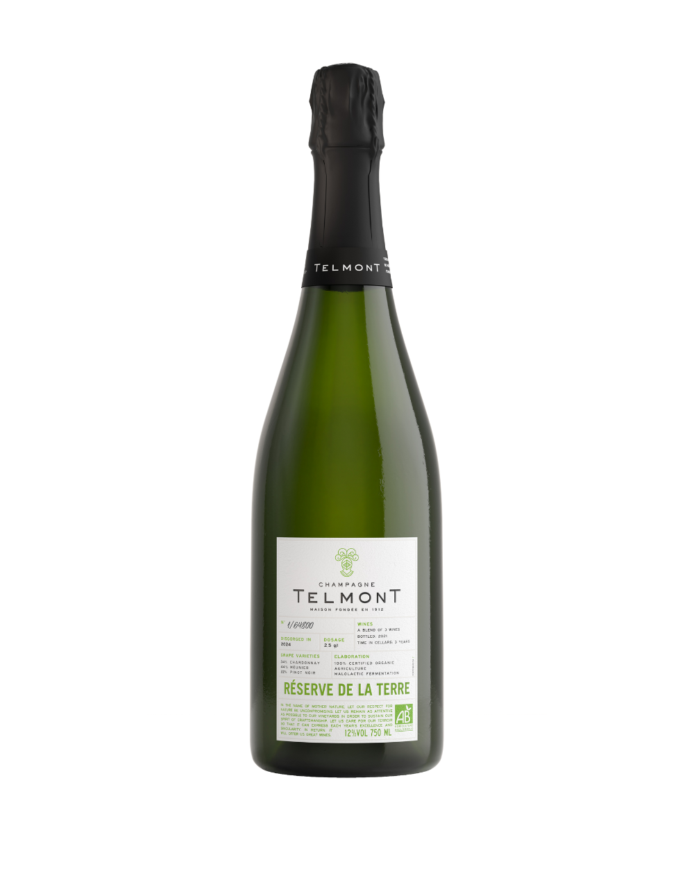 TELMONT CHAMPAGNE RÉSERVE DE LA TERRE 750 ML