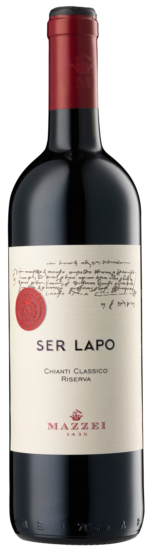 Mazzei Chianti Classico Riserva Ser Lapo 2018  Front Bottle Shot