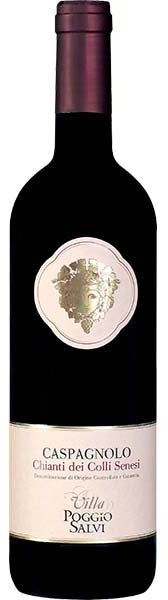 Villa Poggio Salvi Caspagnolo Chianti dei Colli Senesi 2022 Front Bottle Shot