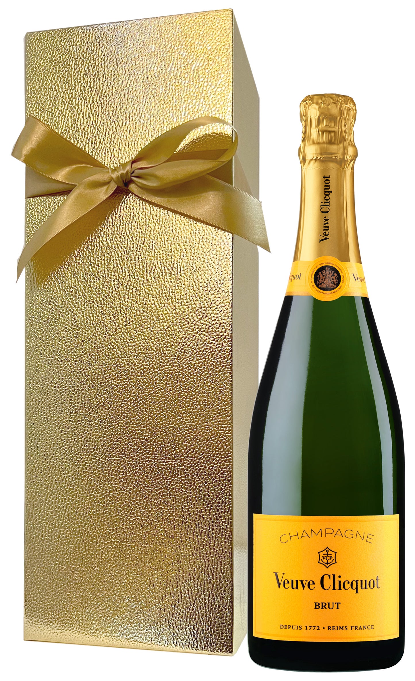 Veuve Clicquot Yellow Label Brut with Gold Gift Box