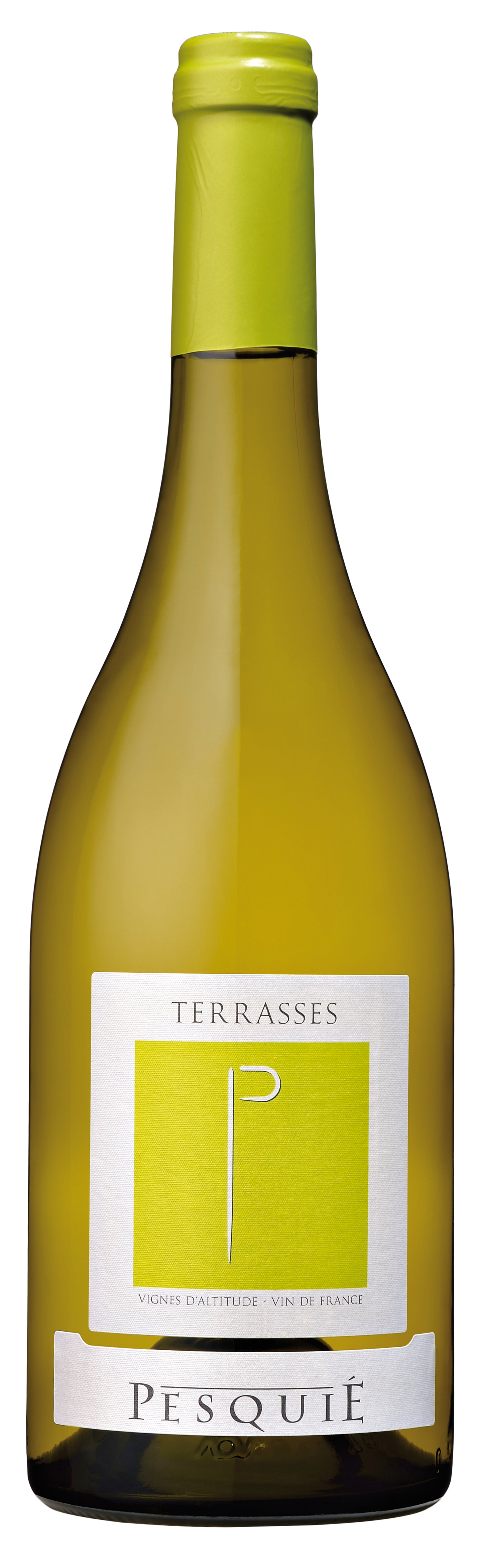 Chateau Pesquie Terrasses Blanc 2021 Front Bottle Shot