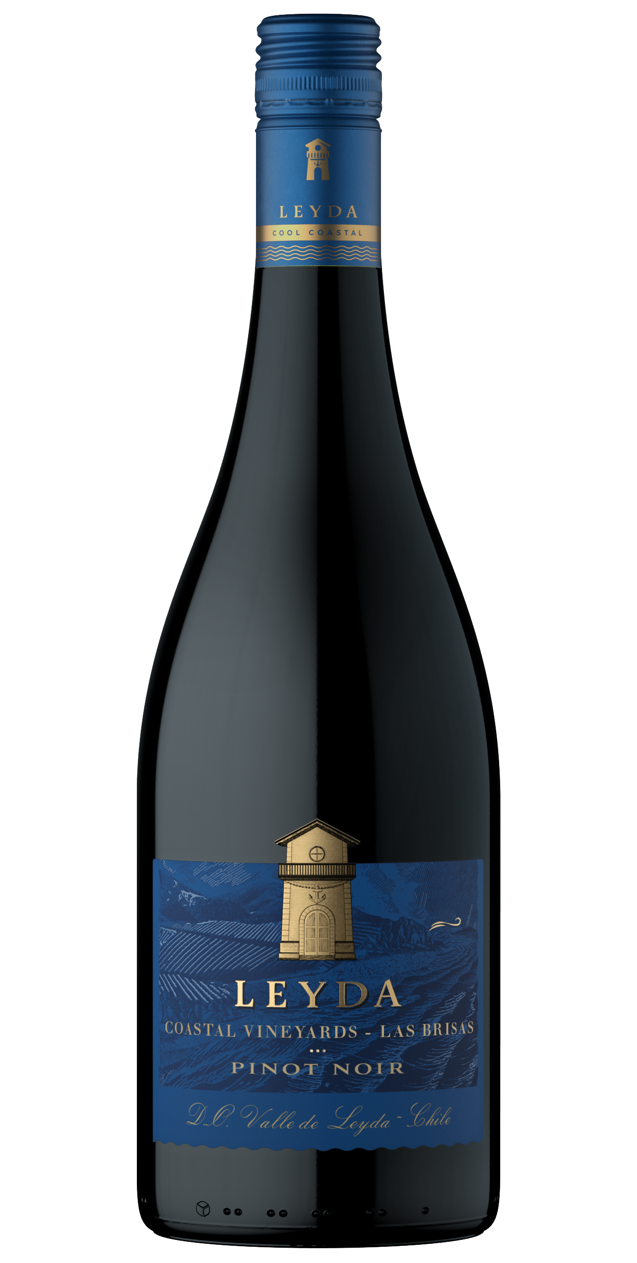 Leyda Las Brisas Pinot Noir 2021 Front Bottle Shot