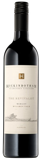 Hickinbotham The Revivalist Merlot 2015 Front Bottle Shot