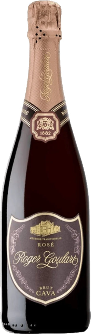 Roger Goulart Millesime Brut Rose Cava 2020 Front Bottle Shot