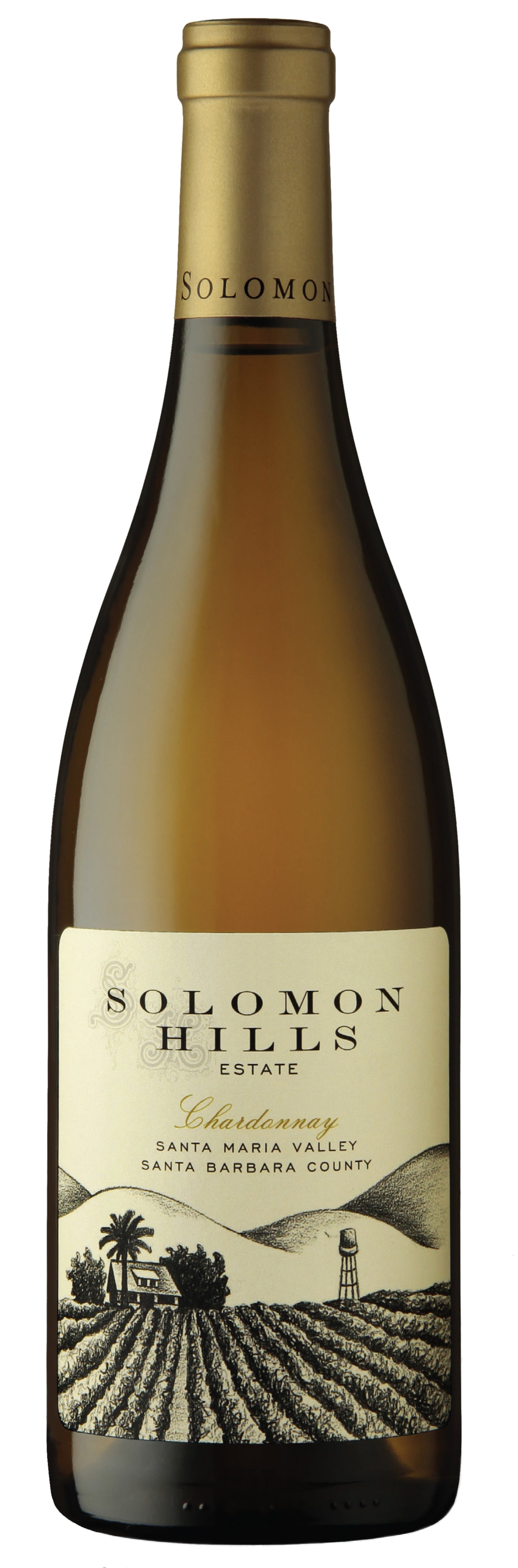 Solomon Hills Estate Chardonnay 2021 Front Bottle Shot
