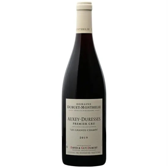 Domaine Dubuet-Monthelie Auxey-Duresses Les Grands Champs Rouge Premier Cru 2019 Front Bottle Shot