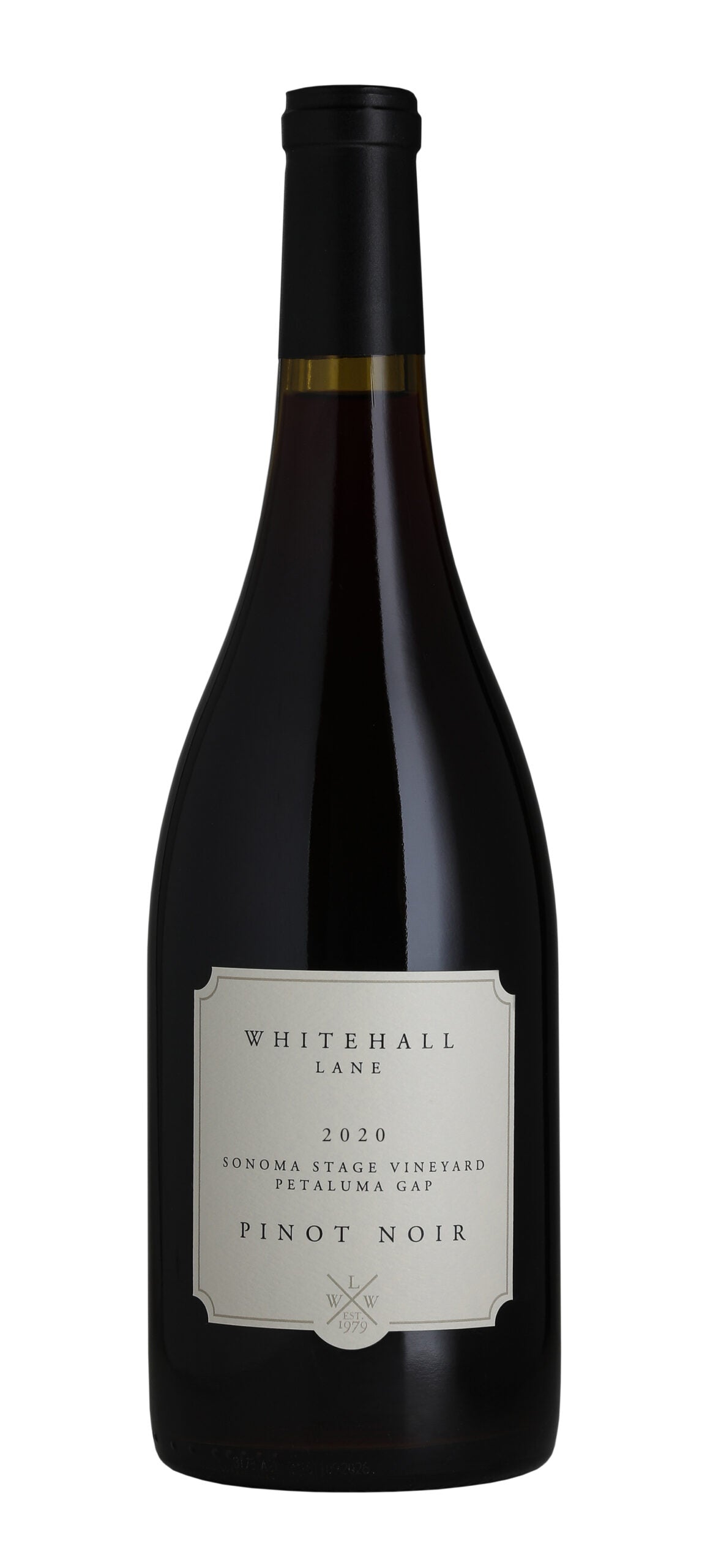Whitehall Lane Sonoma Stage Vineyard Pinot Noir 2020 Front Bottle Shot