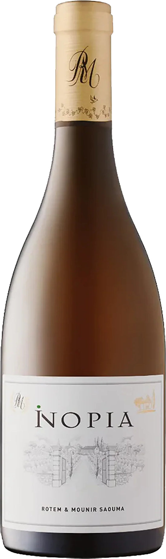 Rotem & Mounir Saouma Inopia Blanc Cotes du Rhone Villages 2021 Front Bottle Shot
