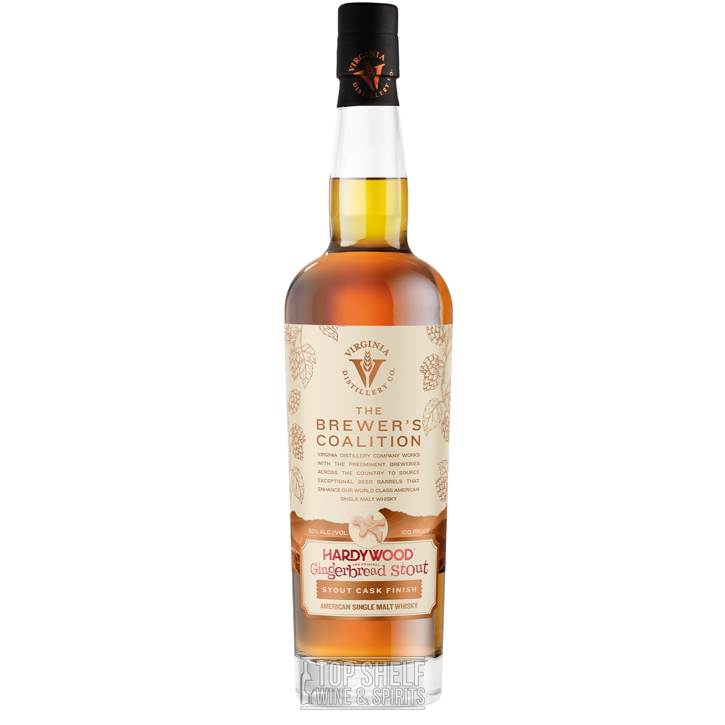 Virginia Distilling Hardywood Gingerbread Stout American Single Malt Whiskey