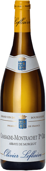 Olivier Leflaive Chassagne-Montrachet Abbaye de Morgeot Premier Cru 2021 Front Bottle Shot