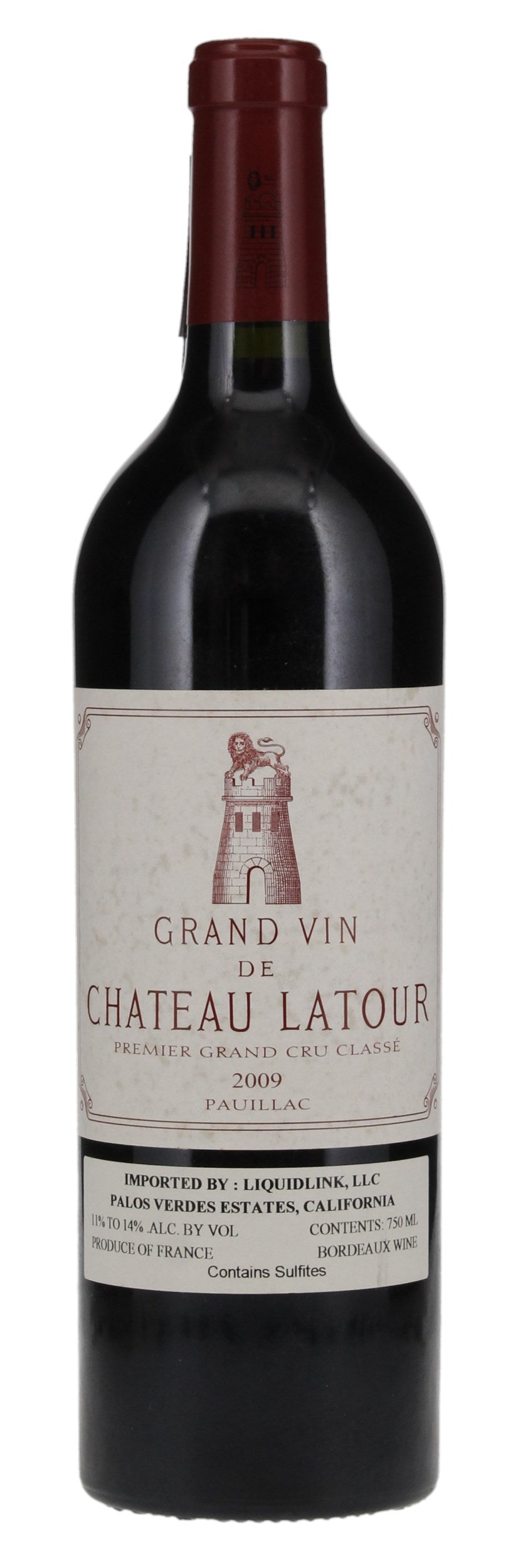 Chateau Latour (1 Bottle in OWC) 2009 Front Bottle Shot