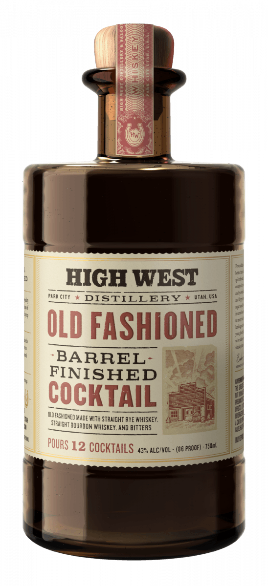 High West Old Fashioned Barrel Finished Cocktail (750Ml)