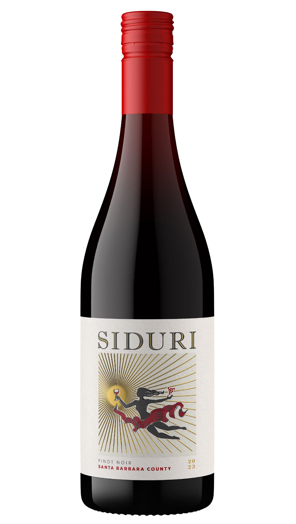 Siduri Santa Barbara County Pinot Noir 2023 Front Bottle Shot