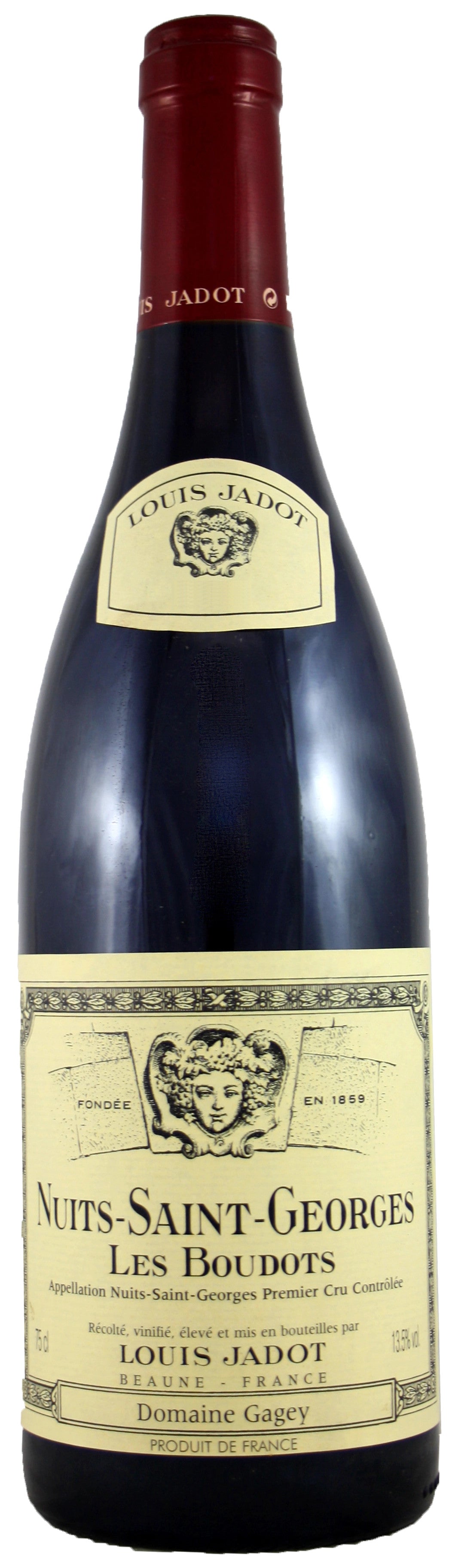 Louis Jadot Nuits-Saint-Georges Les Boudots Premier Cru Domaine Gagey 2011 Front Bottle Shot
