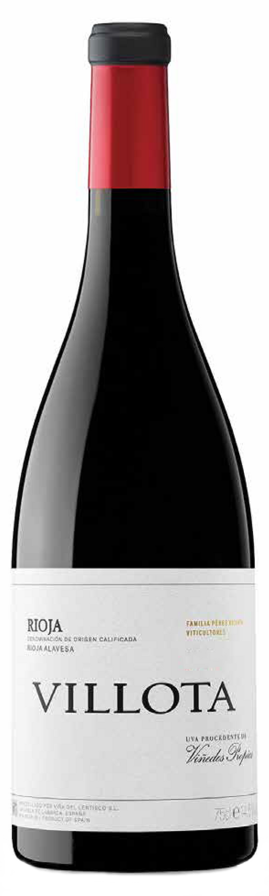 Villota Estate Rioja Tinto 2021  Front Bottle Shot