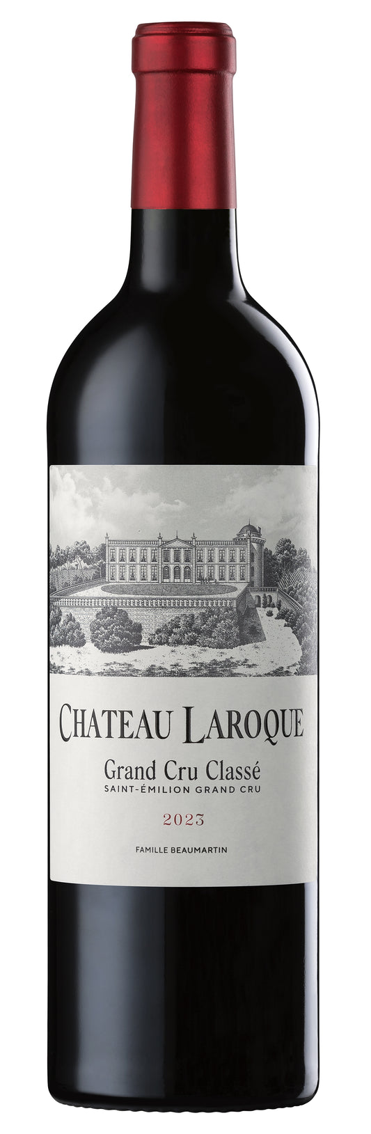Chateau Laroque (Futures Pre-Sale) 2023  Front Bottle Shot