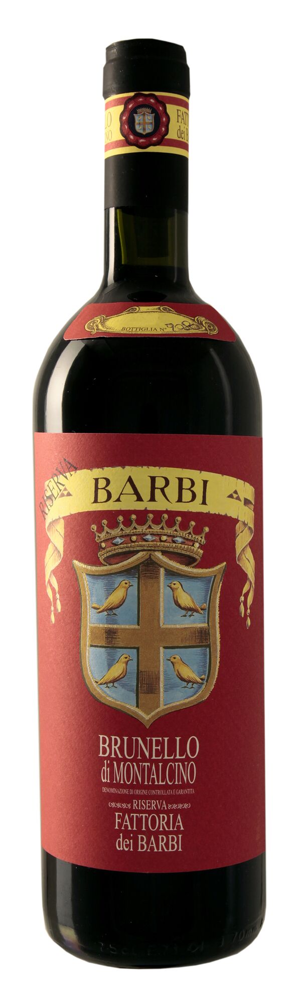 Fattoria dei Barbi Brunello di Montalcino Riserva 2015 Front Bottle Shot