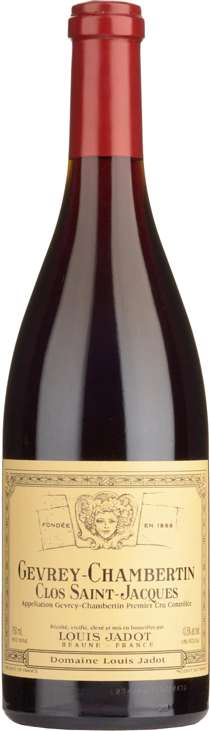 Louis Jadot Gevrey-Chambertin Clos St. Jacques Premier Cru 2021 Front Bottle Shot