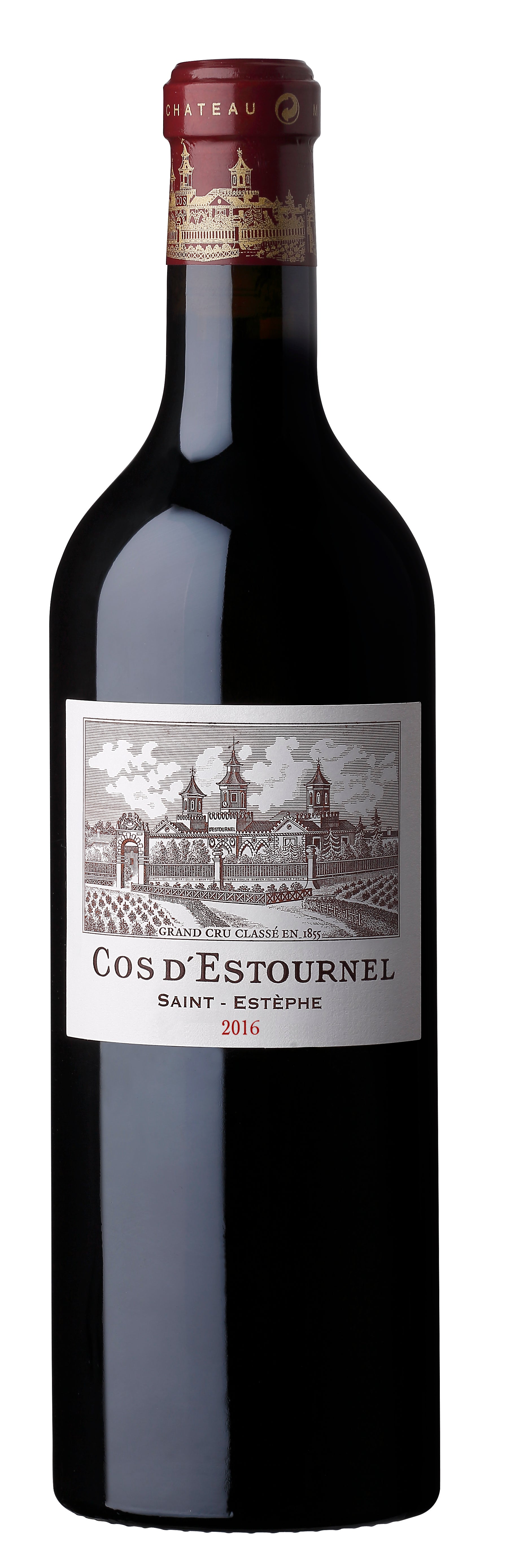 Chateau Cos d'Estournel  2016  Front Bottle Shot